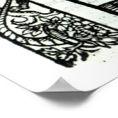 Monat Januar ab einem Hirtenkalender Poster (Ecke)