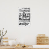 Monat Januar Poster (Küche)