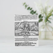 Monat Januar Postkarte (Stehend Vorderseite)