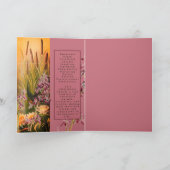 Monat Juli Geboren in Prosa Blume Karte (Innenseite)