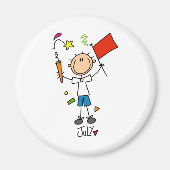 Monat Juli Magnet (Vorne)