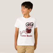 Monat lesen: I Liebe Books T-Shirt (Vorne ganz)