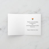 Monat LGBT Feiertagskarte (Innenseite)