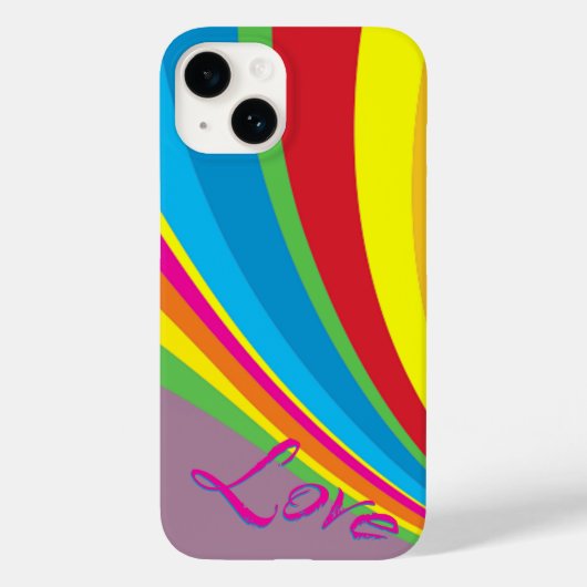 Monat - Liebe des Regenbogens Case-Mate iPhone Hülle (Rückseite)