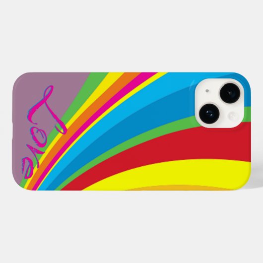Monat - Liebe des Regenbogens Case-Mate iPhone Hülle (Rückseite (Horizontal))