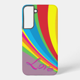 Monat - Liebe des Regenbogens Samsung Galaxy Hülle