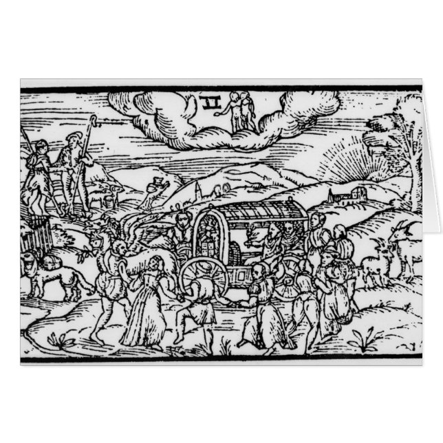 Monat Mai, 'vom Shepheardes Kalender (Vorderseite (Horizontal))