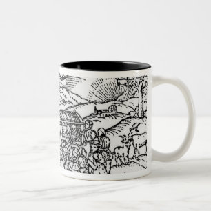 Monat Mai, 'vom Shepheardes Kalender Zweifarbige Tasse
