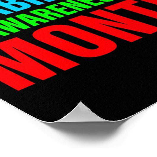 Monat Mama sagt über Entwicklungshindernisse Poster (Ecke)