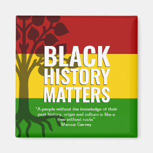Monat MARCUS GARVEY Zitat BHM Magnet