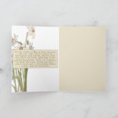 Monat März Geboren in Prosa Blume Karte (Innenseite)