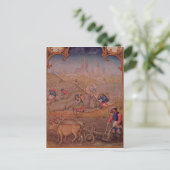 Monat März Postkarte (Stehend Vorderseite)