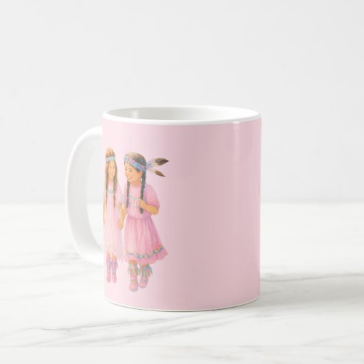 Monat Mein Schwester und ich Kaffeetasse (Vorderseite Links)