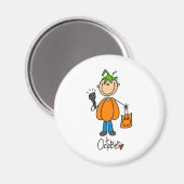 Monat Oktober Magnet (Vorderseite/Rückseite)