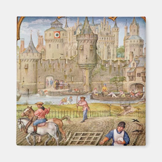 Monat Oktober Magnet (Vorne)