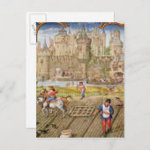 Monat Oktober Postkarte (Vorne/Hinten)