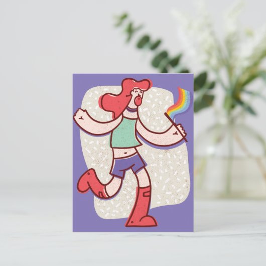 Monat Postkarte (Stehend Vorderseite)