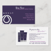 Monat - Seien Sie Ihr eigener Chef 2 Visitenkarte (Vorne/Hinten)