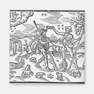 Monat September 'das Shepheardes Calendar Magnet