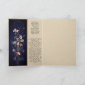 Monat September Geboren in Prose Blume Card Karte (Innenseite)