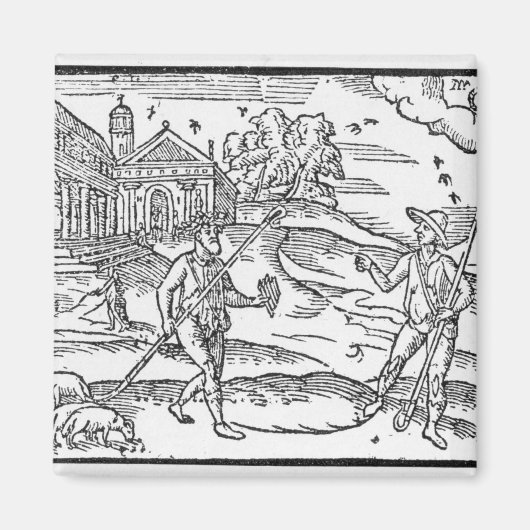 Monat September 'The Shepherdes Calender' Magnet (Vorne)