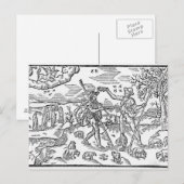 Monat September 'The Shepherdes Calender' Postkarte (Vorne/Hinten)