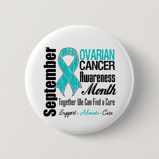 Monat Tribut an Ovarialkarzinom Button (Vorderseite)