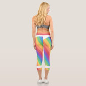 Monat über Print Capri Leggings (Rückseite)