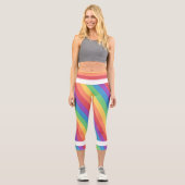 Monat über Print Capri Leggings (Vorderseite)