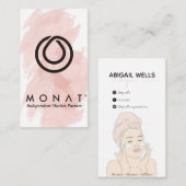 MONAT-Wellness-Center-Gefühl Visitenkarte (Vorne/Hinten)