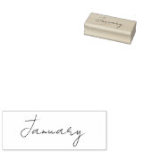 Monate des Jahres Bullet journal tracker Gummistempel (Stempel)