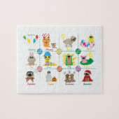 Monate des Jahres Puzzle (Horizontal)