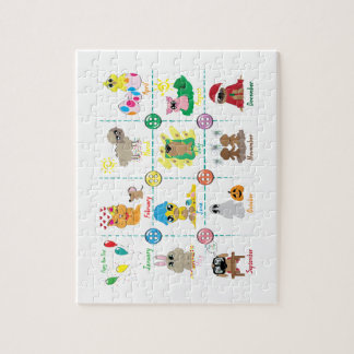 Monate des Jahres Puzzle