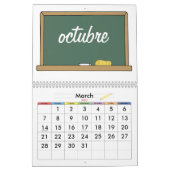 Monate im spanischen Kalender (Mär 2027)