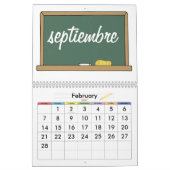 Monate im spanischen Kalender (Feb 2027)