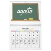 Monate im spanischen Kalender (Jan 2026)