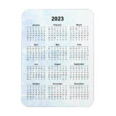 Monatlich 2023 Kalender Magnet Texturiert (Vertikal)