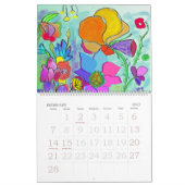 Monatlich Blume zu Brighten Kalender (Feb 2027)