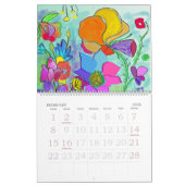 Monatlich Blume zu Brighten Kalender (Feb 2026)