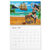 MONATLICH PIRATKALENDER KALENDER (Feb 2027)