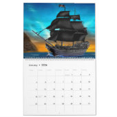 MONATLICH PIRATKALENDER KALENDER (Jan 2026)