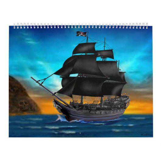 MONATLICH PIRATKALENDER KALENDER (Titelbild)