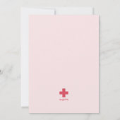 monatliche Anfrage für Blutspender Einladung (Rückseite)