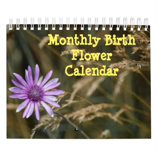 Monatliche Blume Kalender (Titelbild)
