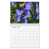 Monatliche Blume Kalender (Feb 2027)