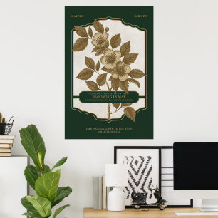 MONATLICHE BLÜTE - MAI GEBURTSBLUMEN-GESCHENK-POST POSTER