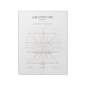 Monatliche DankesHighlights & Vorschau Notizblock (Rotiert)