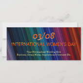 Monatliche Flachkarte für Frauen in der Geschichte (Rückseite)