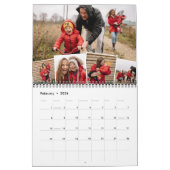 Monatliche Fotos der FotoCollage-Familie Kalender (Feb 2026)