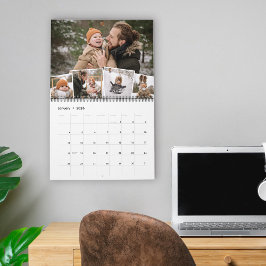 Monatliche Fotos der FotoCollage-Familie Kalender